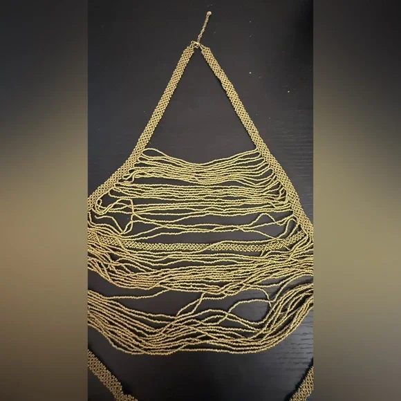 Free people body chain. | I love your way gold chain top - Picture 3 of 4